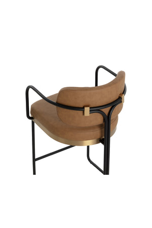 Modern European furniture - Modern Curved Seating Counter Stool - www.oroa.com