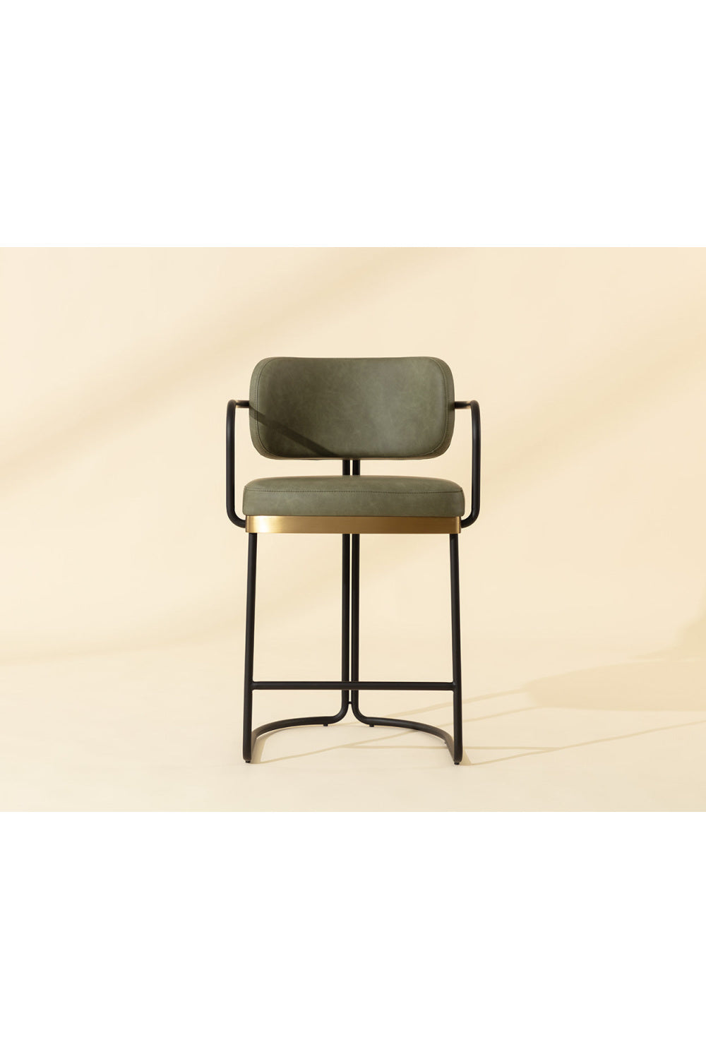 Modern European furniture - Modern Curved Seating Counter Stool - www.oroa.com