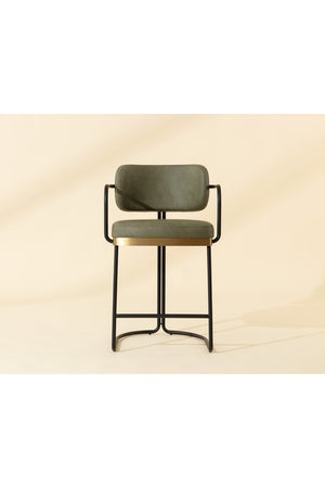 Modern European furniture - Modern Curved Seating Counter Stool - www.oroa.com