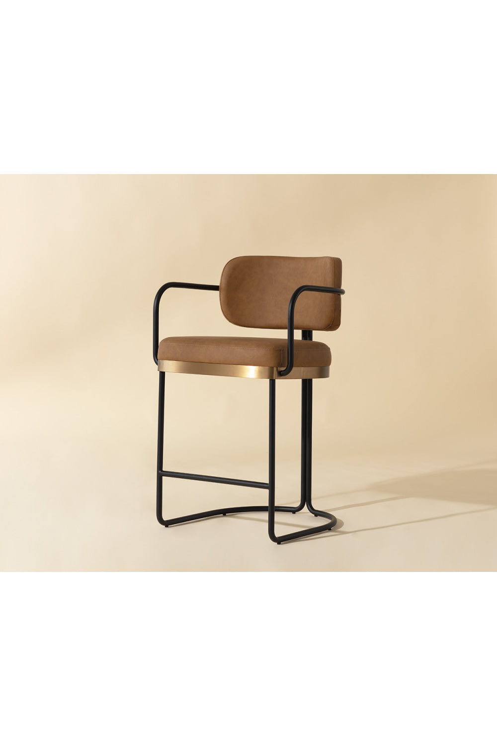 Modern European furniture - Modern Curved Seating Counter Stool - www.oroa.com