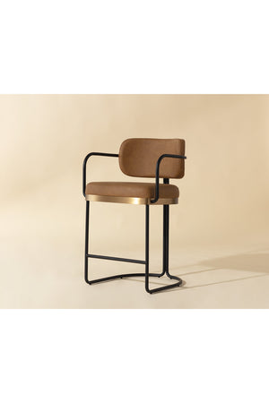 Modern European furniture - Modern Curved Seating Counter Stool - www.oroa.com