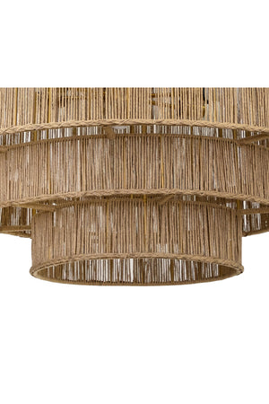   Modern European furniture - Tiered Jute Chandelier - www.oroa.com | Oroa.com