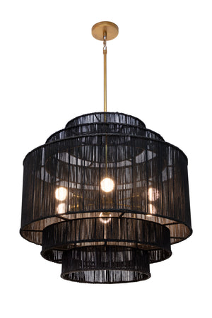   Modern European furniture - Tiered Jute Chandelier - www.oroa.com | Oroa.com