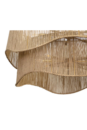 Modern European furniture - Tiered Wave Jute Chandelier - www.oroa.com