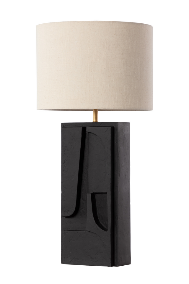 Modern European furniture - Carved Base Table Lamp - www.oroa.com