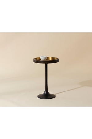   Round Bronze End Table Modern European furniture - www.oroa.com | Oroa.com