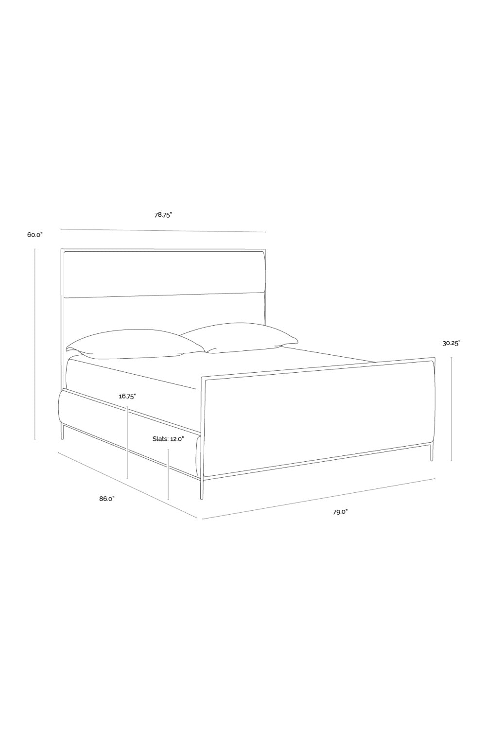 Hand-hammered Iron White King Bed | Splendido Yasmine | Oroa.com