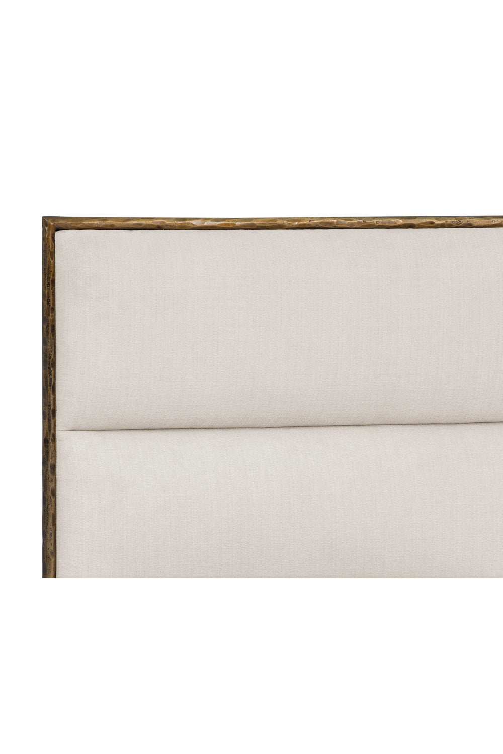 Hand-hammered Iron White King Bed | Splendido Yasmine | Oroa.com