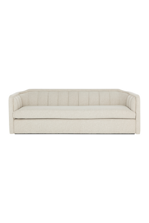 Modern European furniture - Vertical-Tufted Cream Sofa - www.oroa.com