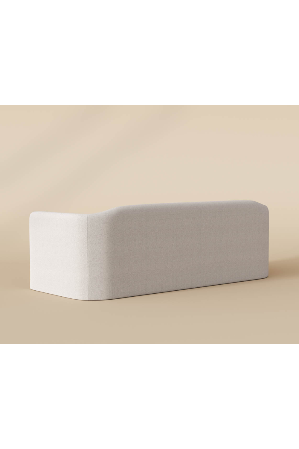 Modern European furniture - Vertical-Tufted Cream Sofa - www.oroa.com