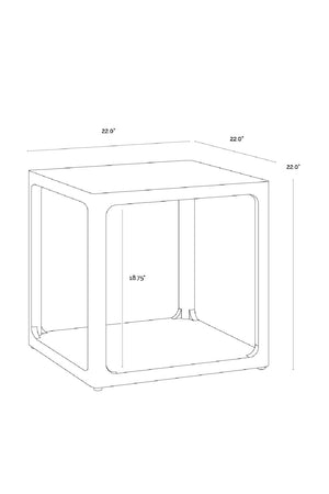   Modern European furniture - Solid Oak Square Side Table - www.oroa.com | Oroa.com
