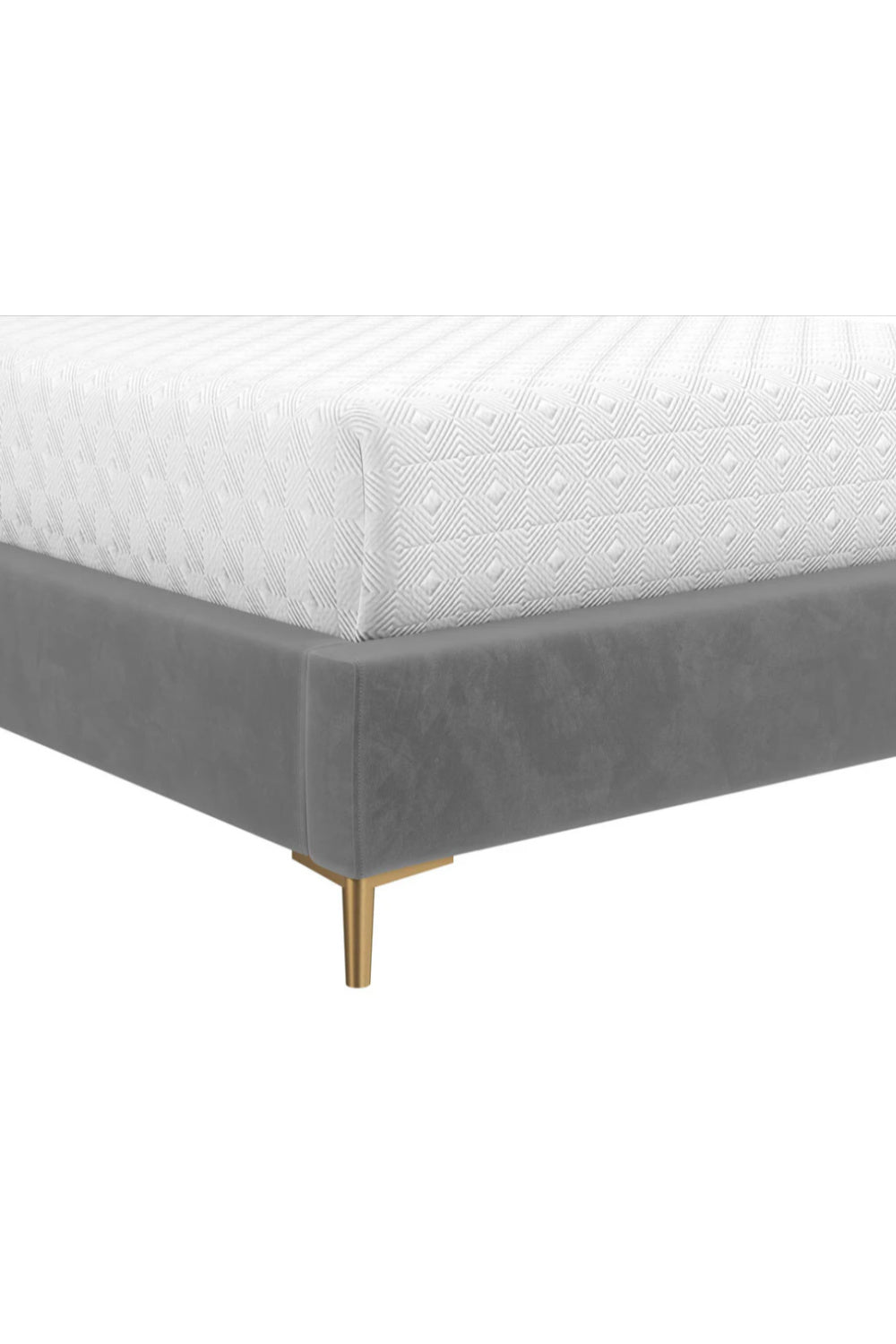 Modern European furniture - Vertical-Tufted Queen Bed - www.oroa.com