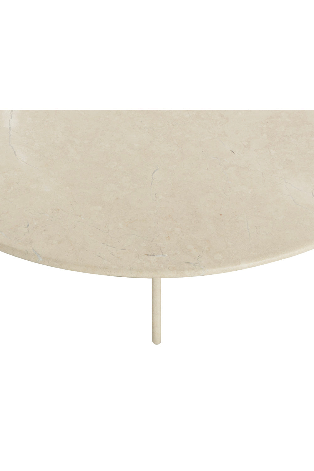 Modern European furniture - Round Cream Marble Coffee Table - www.oroa.com