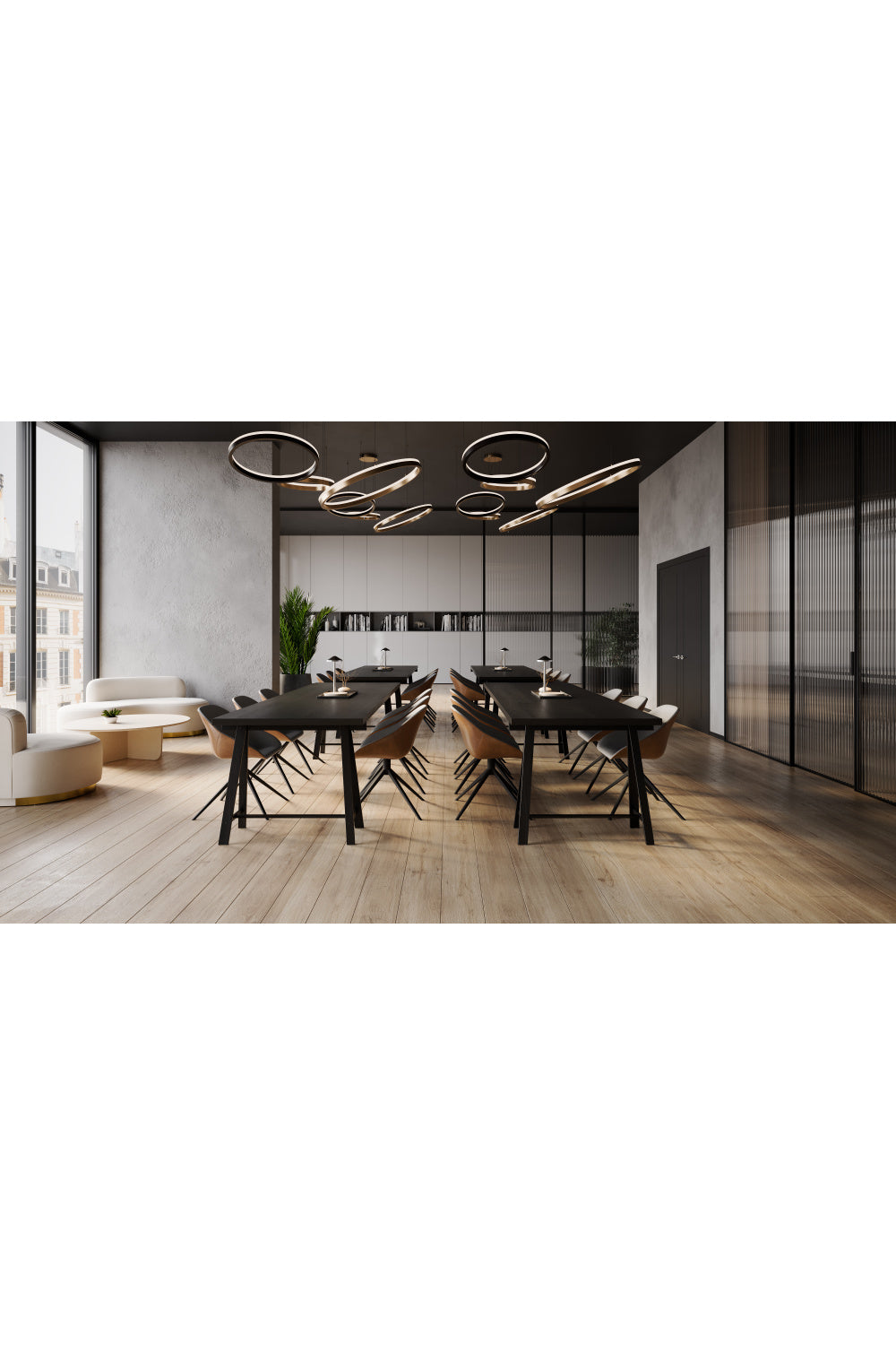 Modern European furniture - Round Cream Marble Coffee Table - www.oroa.com