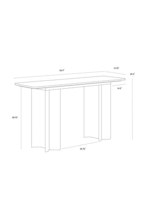 Cream Marble Console Table | Splendido Astara | Oroa.com