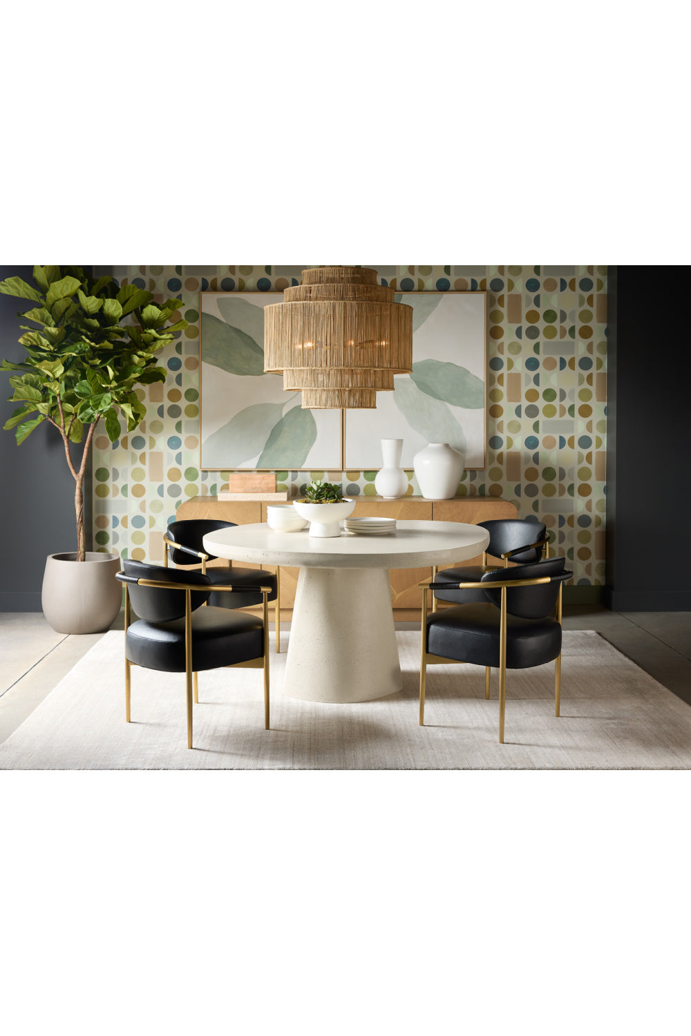   Modern European furniture - Patterned Oak 4-Door Sideboard - www.oroa.com | Oroa.com