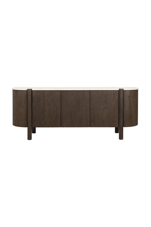 Modern European furniture - Solid Oak 4-Door Sideboard - www.oroa.com