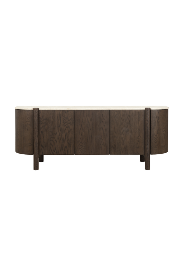 Modern European furniture - Solid Oak 4-Door Sideboard - www.oroa.com