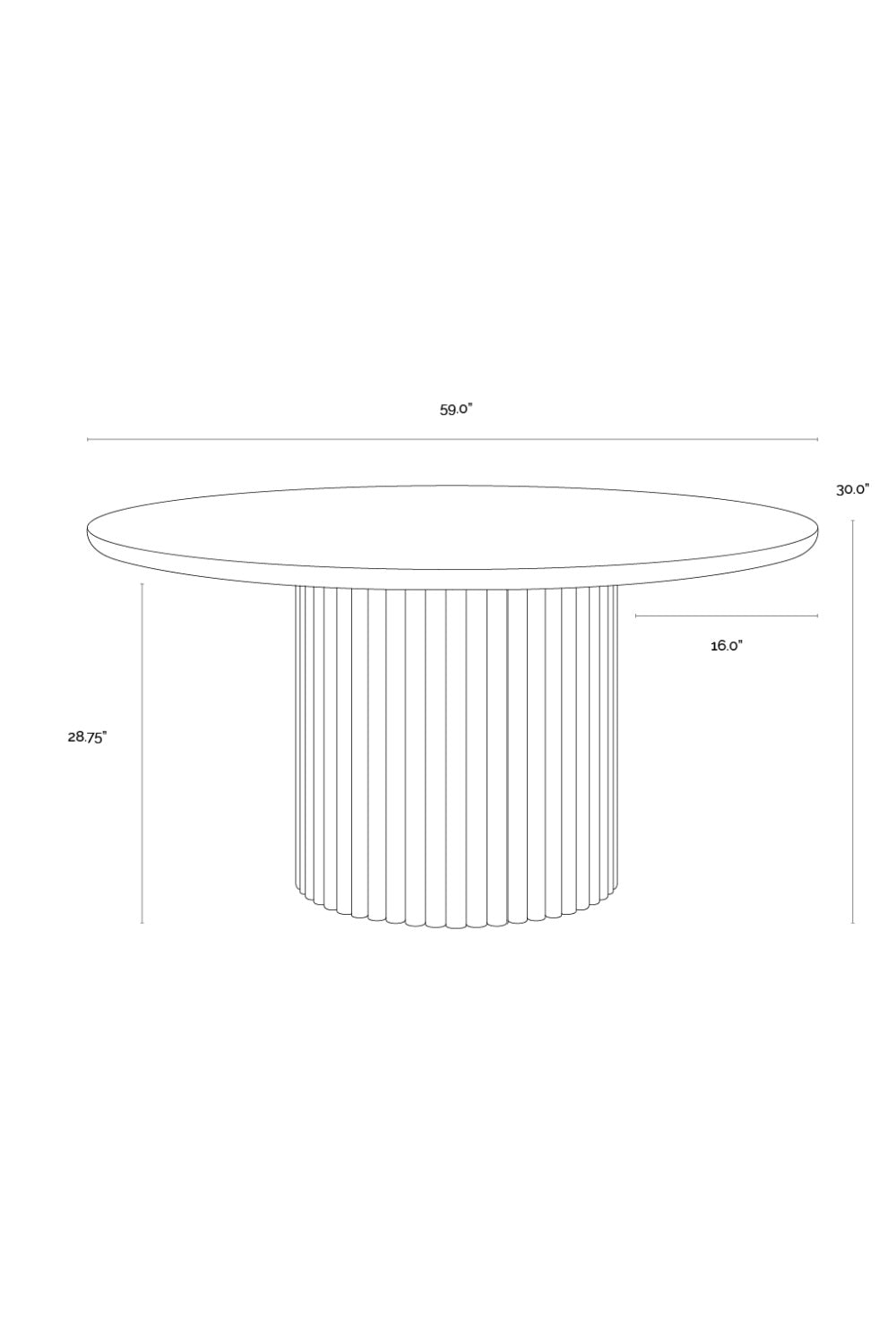   Modern European furniture - Cream Marble Round Dining Table - www.oroa.com | Oroa.com