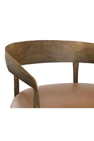 Modern European furniture - Hammered Metal Counter Stool - www.oroa.com