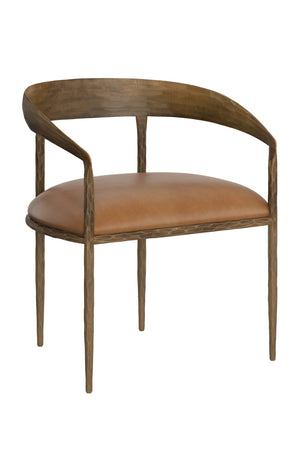   Modern European furniture - Antique Brass Framed Dining Chair - www.oroa.com | Oroa.com