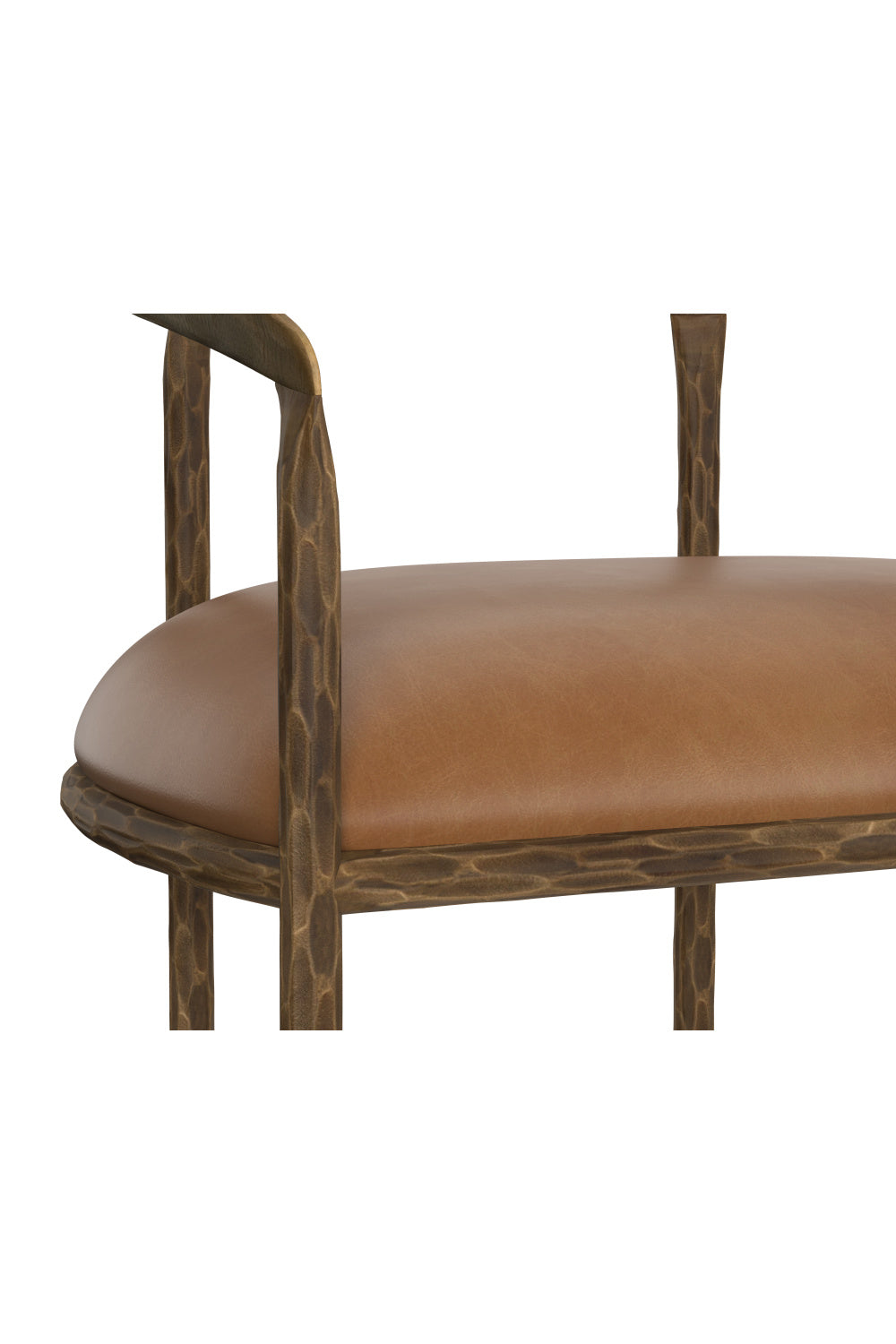   Modern European furniture - Antique Brass Framed Dining Chair - www.oroa.com | Oroa.com