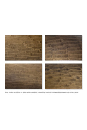 Modern European furniture - Hammered Metal Leather Bar Stool - www.oroa.com