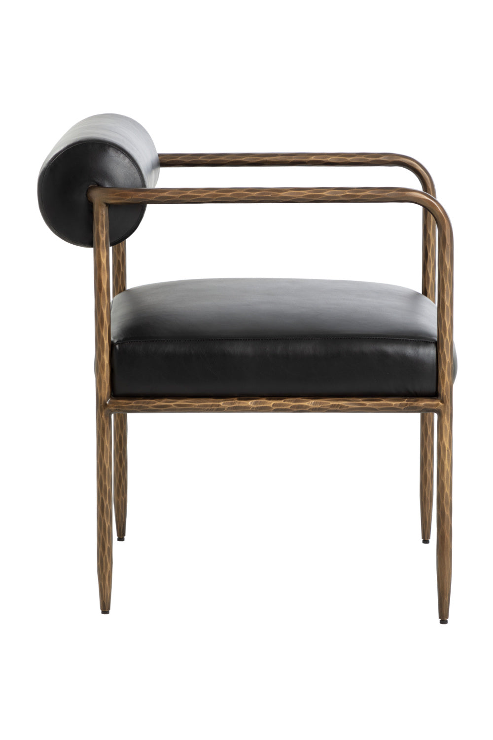   Modern European furniture - Leather Bolster-Back Dining Chair - www.oroa.com | Oroa.com