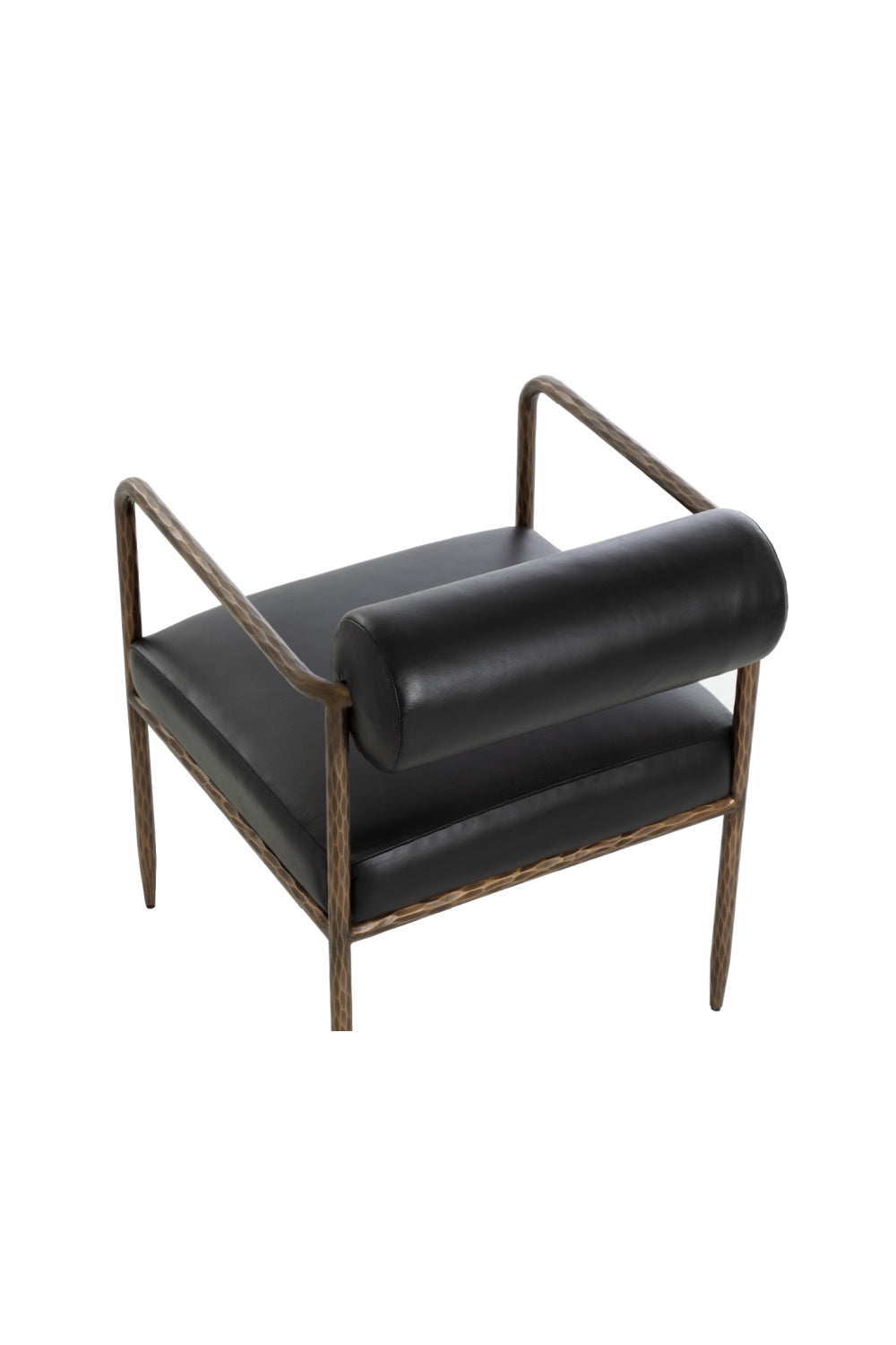   Modern European furniture - Leather Bolster-Back Dining Chair - www.oroa.com | Oroa.com