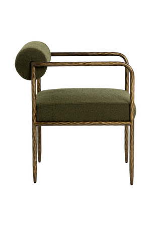  Modern European furniture - Iron Framed Green Dining Chair - www.oroa.com | Oroa.com