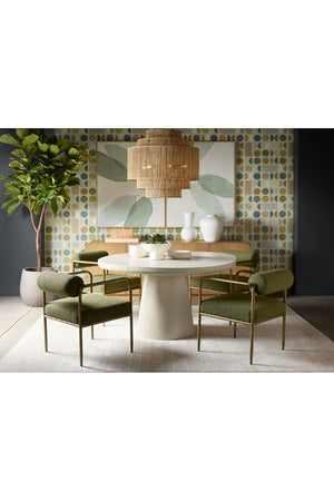   Modern European furniture - Iron Framed Green Dining Chair - www.oroa.com | Oroa.com
