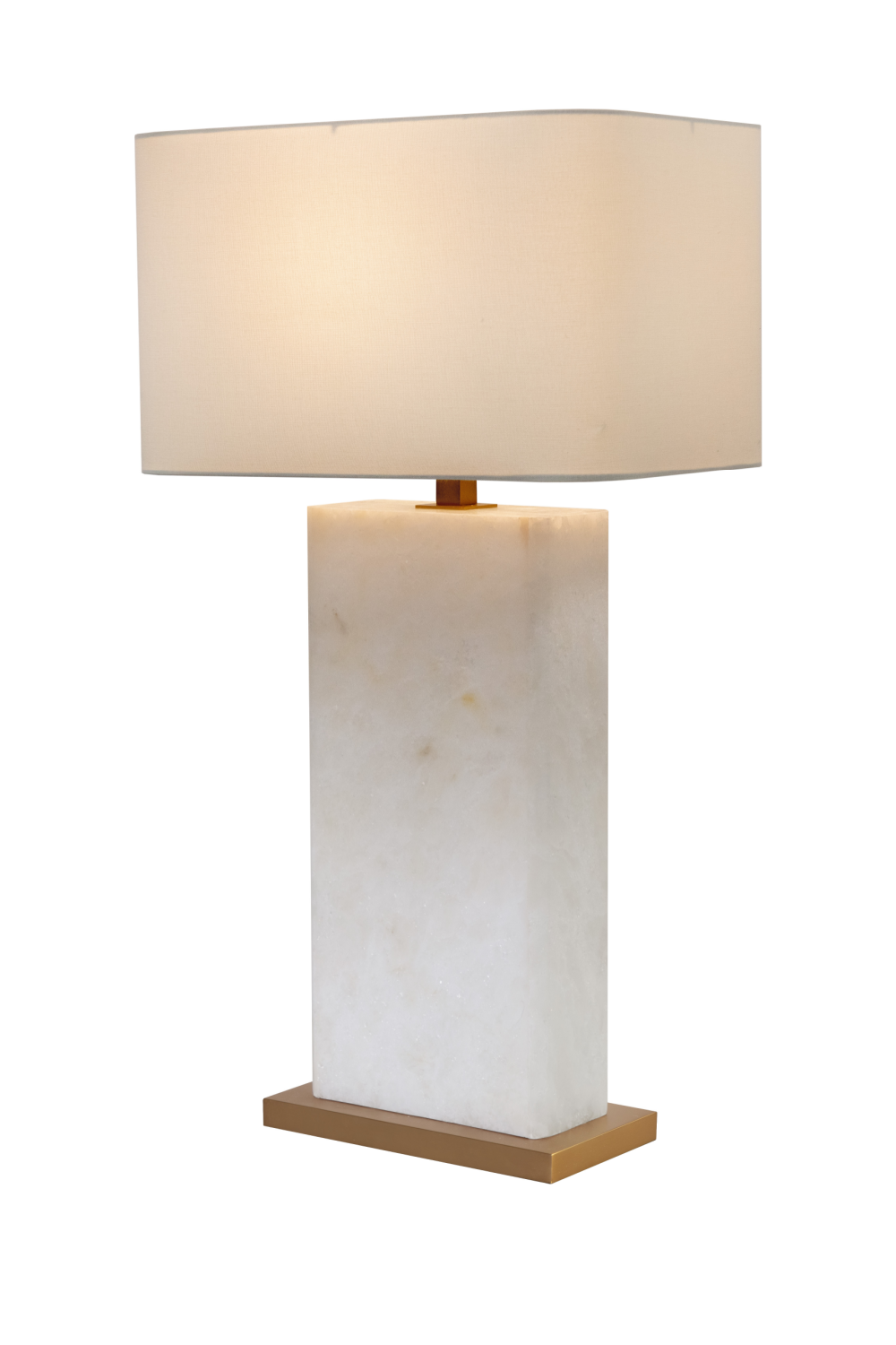   Modern European furniture - White Alabaster Table Lamp - www.oroa.com | Oroa.com