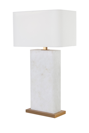   Modern European furniture - White Alabaster Table Lamp - www.oroa.com | Oroa.com