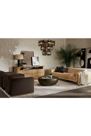 Modern European furniture - Black 3-Tier Chandelier - www.oroa.com