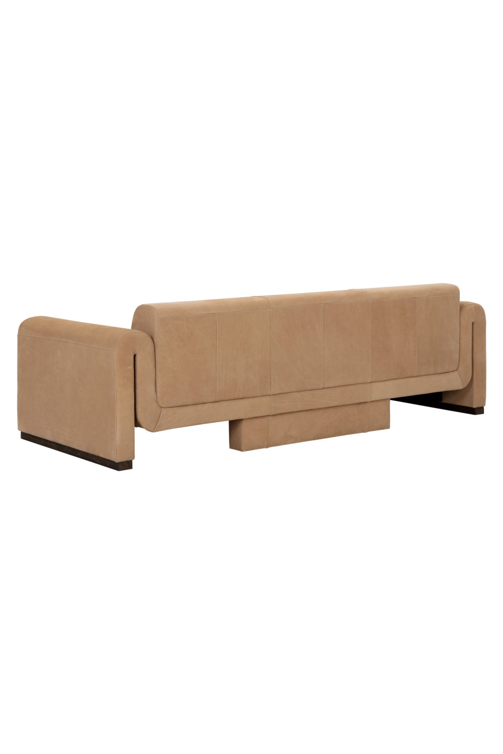Modern European furniture - Tan Nubuck Leather Sofa - www.oroa.com