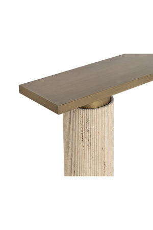   Modern European furniture - Antique Brass Console Table - www.oroa.com | Oroa.com