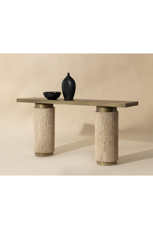   Modern European furniture - Antique Brass Console Table - www.oroa.com | Oroa.com