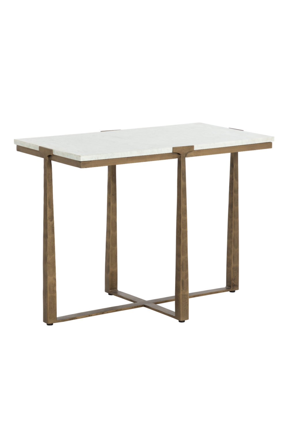   Modern European furniture - Rectangular White Marble Side Table - www.oroa.com | Oroa.com