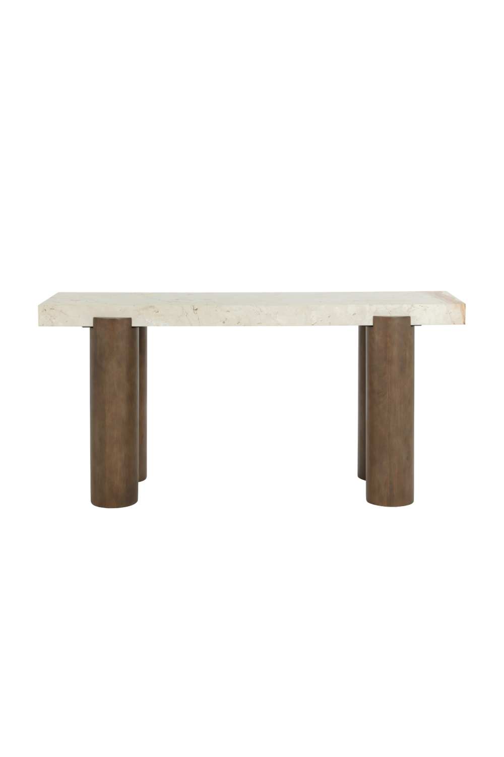   Modern European furniture - Cream Breccia Marble Console Table - www.oroa.com | Oroa.com