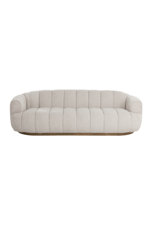  Modern European furniture - Channeled Cream Sofa - www.oroa.com | Oroa.com