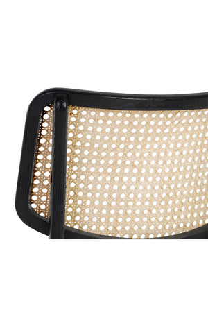   Modern European furniture - Black Cushioned Seat Dining Chairs (2) - www.oroa.com | Oroa.com