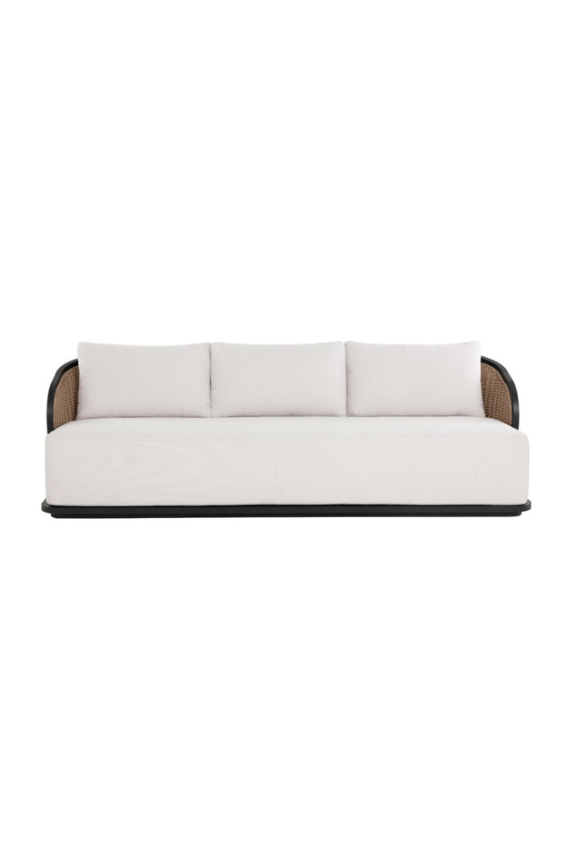 Modern European furniture - Cream Boucle Indoor/Outdoor Sofa - www.oroa.com