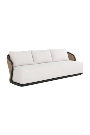 Modern European furniture - Cream Boucle Indoor/Outdoor Sofa - www.oroa.com