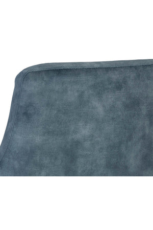 Modern European furniture - Blue Fabric Lounge Chair - www.oroa.com