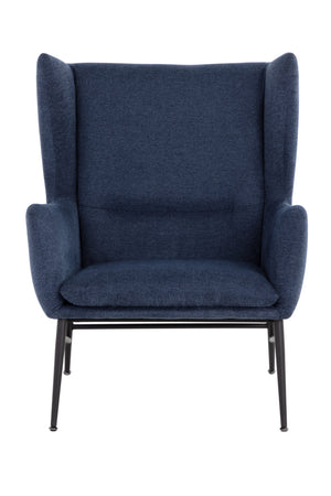   Modern European furniture - Blue Wingback Lounge Chair - www.oroa.com | Oroa.com