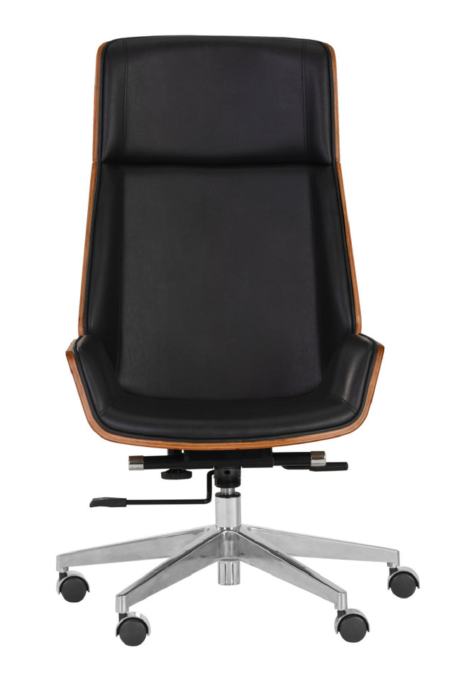Modern European furniture - High-back Leather Look Office Chair - www.oroa.com