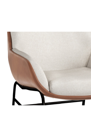Modern European furniture - Leather Exterior Lounge Chair - www.oroa.com