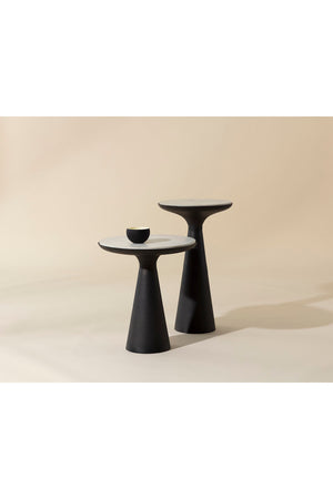   Modern European furniture - Bronze Base Nesting End Tables (2) - www.oroa.com | Oroa.com
