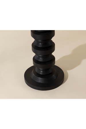 Modern European furniture - Black Wooden Base Floor Lamp - www.oroa.com