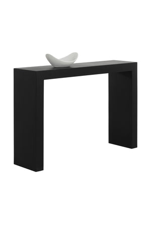   Modern European furniture - Black Minimalist Indoor/Outdoor Console Table - www.oroa.com | Oroa.com